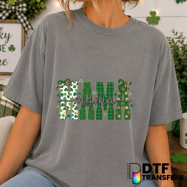 Mama St. Patrick's Day – DTF Transfer (view 1 of 2) – by Perfect DTF Transfers – Premade DTF Transfers – St. Patrick's Day...