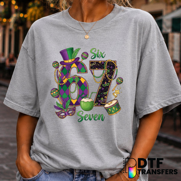 Mardi Gras Jester Mask DTF Transfer (view 1 of 2) – by Perfect DTF Transfers – Premade DTF Transfers – Mardi Gras, Festival