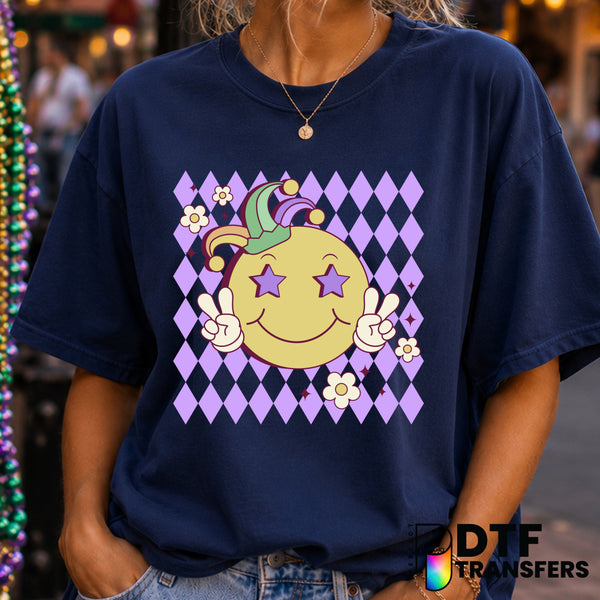 Mardi Gras Krew – Mardi Gras DTF Transfer (view 1 of 2) – by Perfect DTF Transfers – Premade DTF Transfers – Mardi Gras, F...