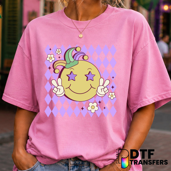 Mardi Gras Krew – Mardi Gras DTF Transfer (view 2 of 2) – by Perfect DTF Transfers – Premade DTF Transfers – Mardi Gras, F...