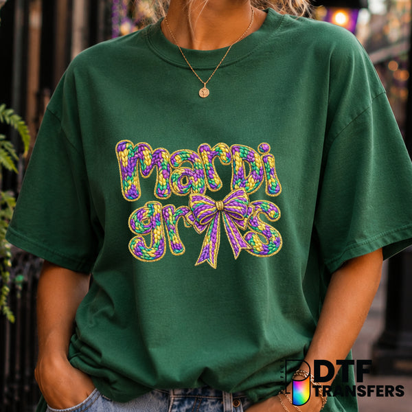 MARDI GRAS – Mardi Gras DTF Transfer (view 1 of 2) – by Perfect DTF Transfers – Premade DTF Transfers – Mardi Gras, Festival