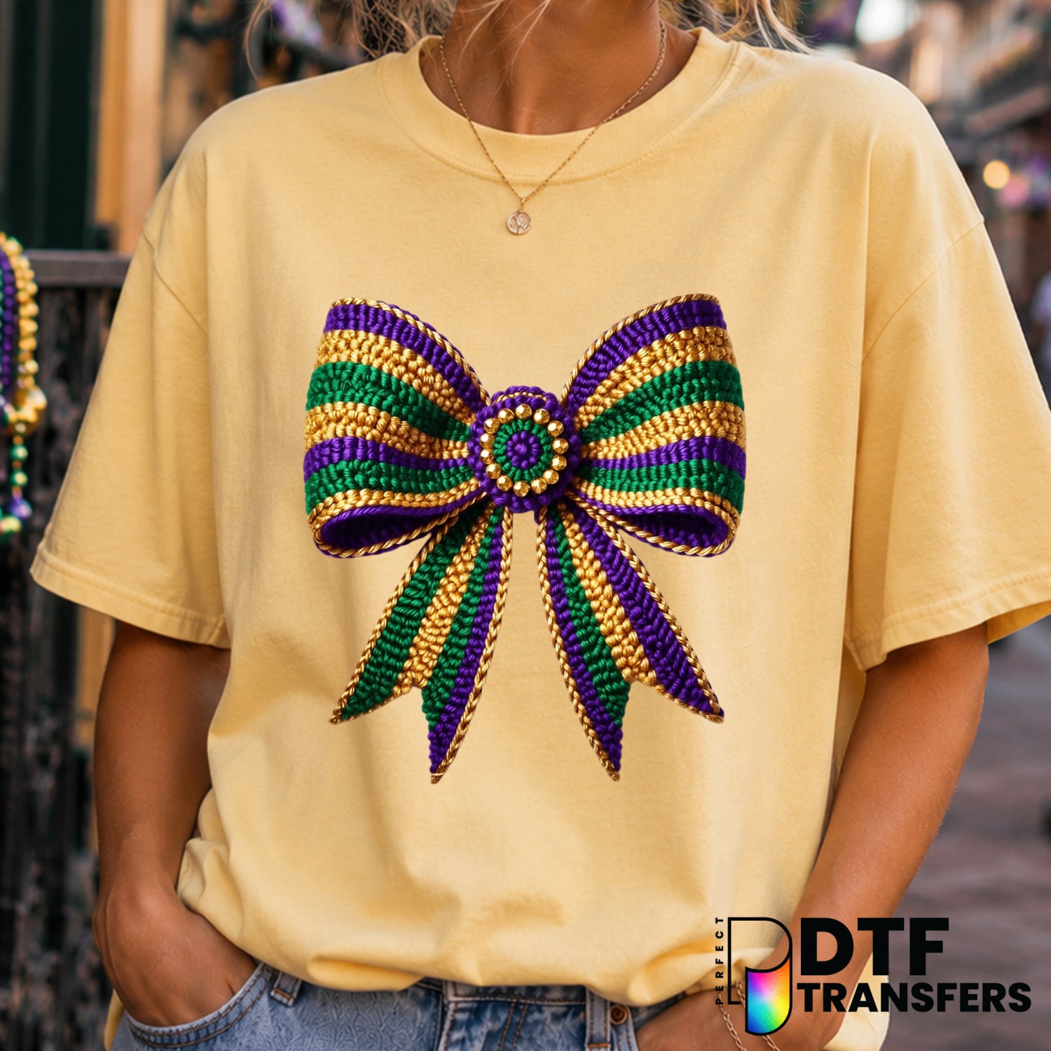 Mardi Gras – Mardi Gras DTF Transfer (view 1 of 2) – by Perfect DTF Transfers – Premade DTF Transfers – Mardi Gras, Festival
