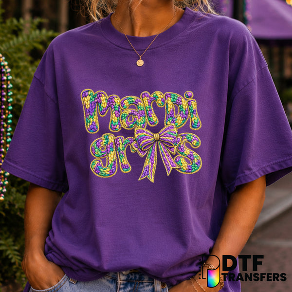 MARDI GRAS – Mardi Gras DTF Transfer (view 2 of 2) – by Perfect DTF Transfers – Premade DTF Transfers – Mardi Gras, Festival