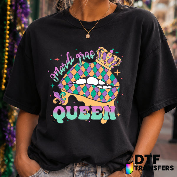 Mardi Gras Queen – Mardi Gras DTF Transfer (view 1 of 2) – by Perfect DTF Transfers – Premade DTF Transfers – Mardi Gras,...