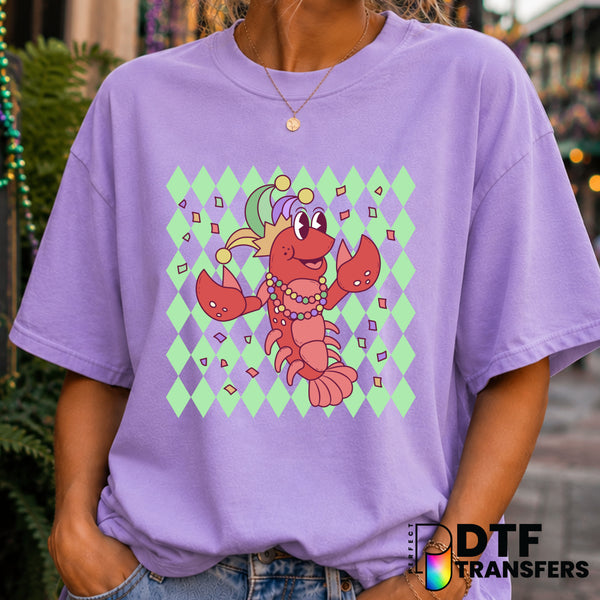 Mardi Gras Y'ALL Let The Good Times Roll – Mardi Gras DTF Transfer (view 1 of 2) – by Perfect DTF Transfers – Premade DTF...