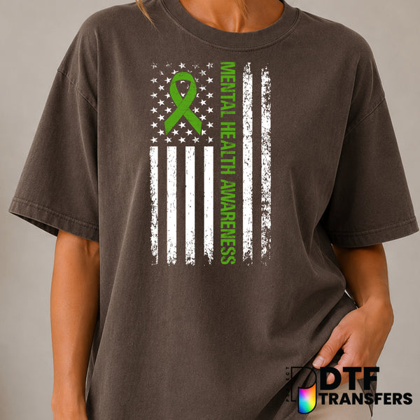 Mental Health Awareness – Mental Health Awareness DTF Transfer (view 1 of 2) – by Perfect DTF Transfers – Premade DTF Tran...