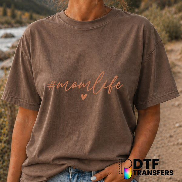 Mom Life – Mother's Day DTF Transfer (view 1 of 2) – by Perfect DTF Transfers – Premade DTF Transfers – Mother's Day, Mom
