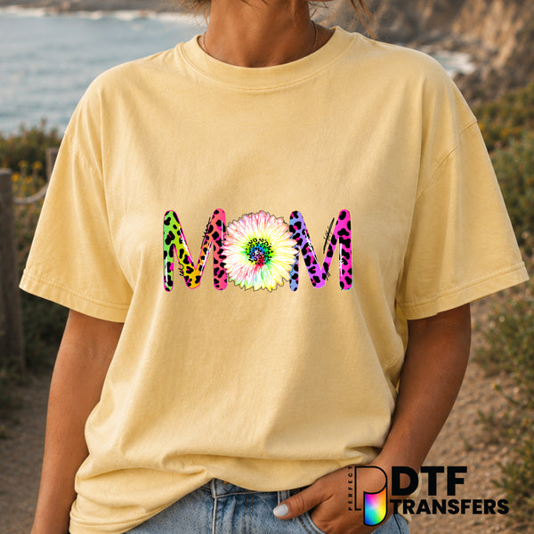 MOM – Mother's Day DTF Transfer (view 1 of 2) – by Perfect DTF Transfers – Premade DTF Transfers – Mother's Day, Mom