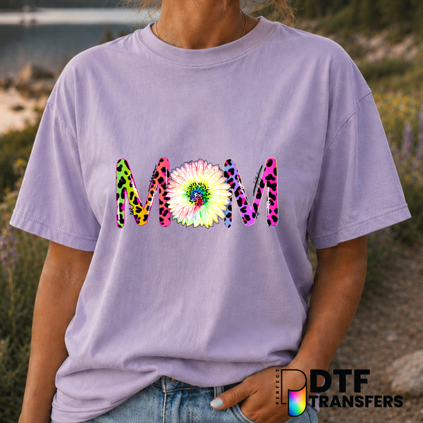 MOM – Mother's Day DTF Transfer (view 2 of 2) – by Perfect DTF Transfers – Premade DTF Transfers – Mother's Day, Mom