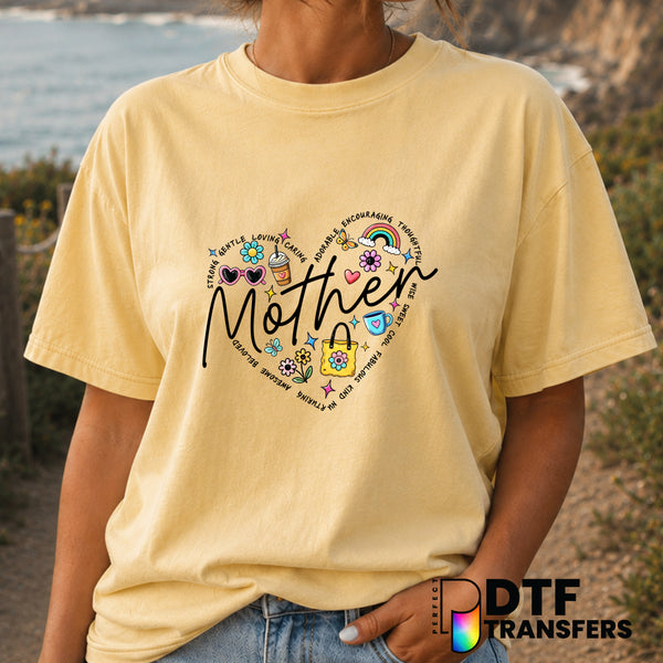 Mother Roles List – Mother's Day DTF Transfer (view 1 of 2) – by Perfect DTF Transfers – Premade DTF Transfers – Mother's...