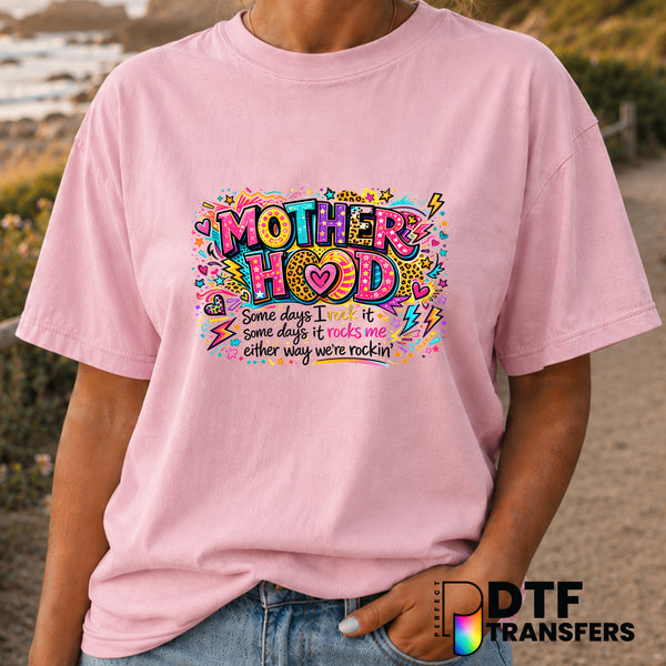 Motherhood – Mother's Day DTF Transfer (view 2 of 2) – by Perfect DTF Transfers – Premade DTF Transfers – Mother's Day, Mom