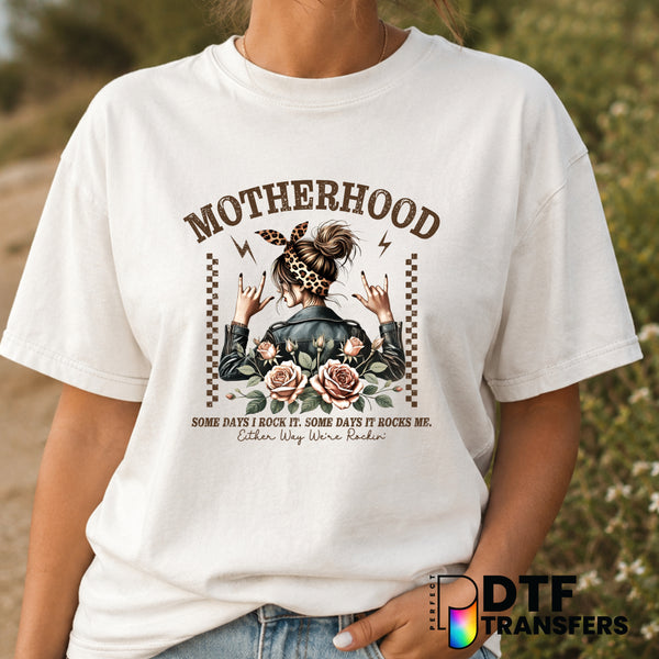 Motherhood We're Rocking It – Mother's Day DTF Transfer (view 2 of 2) – by Perfect DTF Transfers – Premade DTF Transfers –...