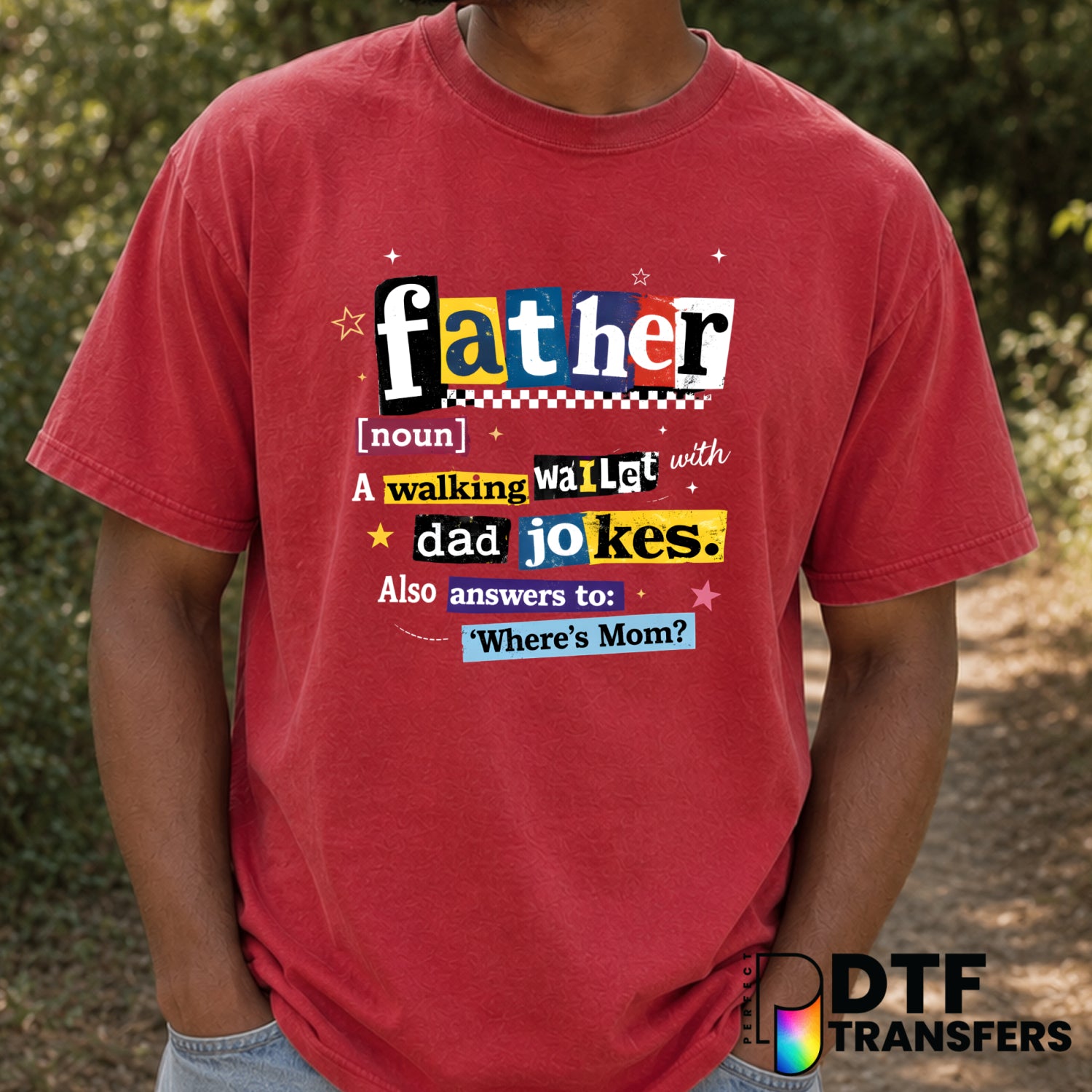 MY FAVORITE PEOPLE CALL ME DAD – Father's Day DTF Transfer (view 2 of 2) – by Perfect DTF Transfers – Premade DTF Transfer...