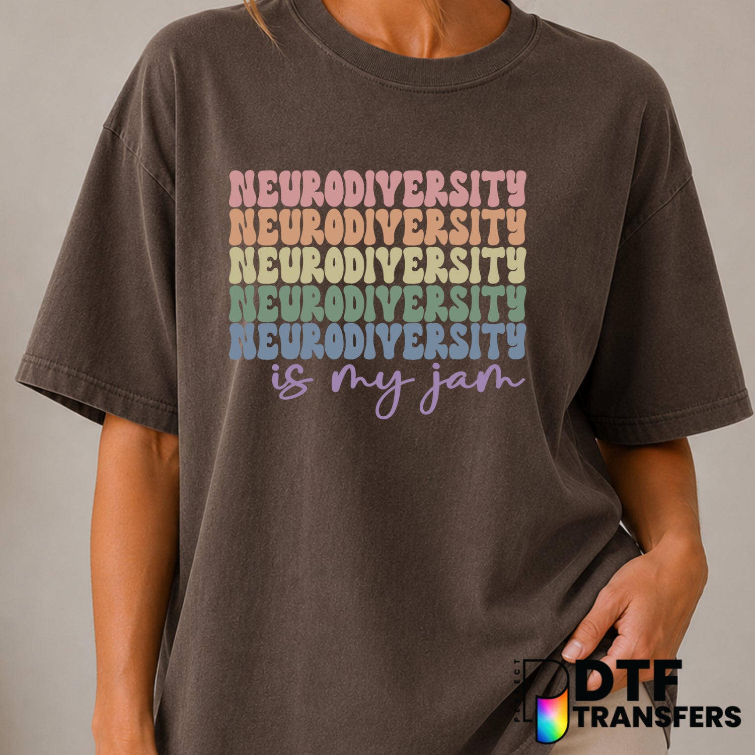 Neurodiversity Is My Jam – Autism Awareness DTF Transfer (view 1 of 2) – by Perfect DTF Transfers – Premade DTF Transfers...