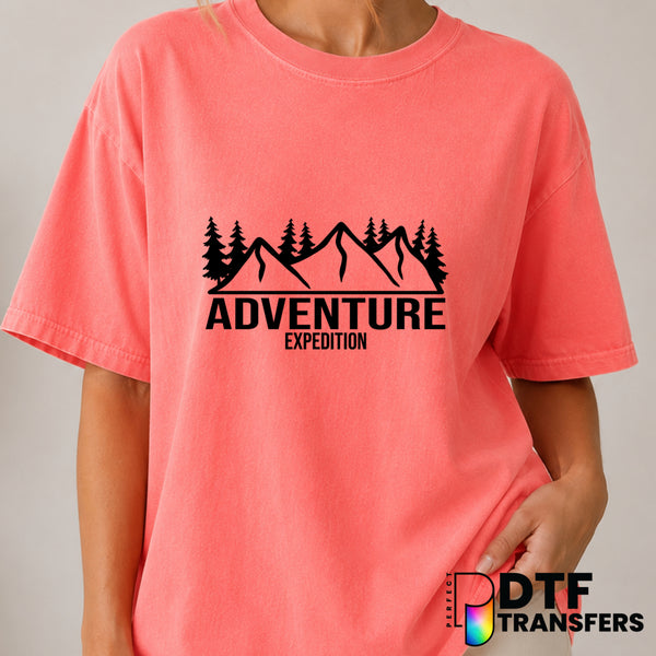 NOT ALL WHO WANDER ARE LOST – Hiking DTF Transfer (view 2 of 2) – by Perfect DTF Transfers – Premade DTF Transfers – Hikin...