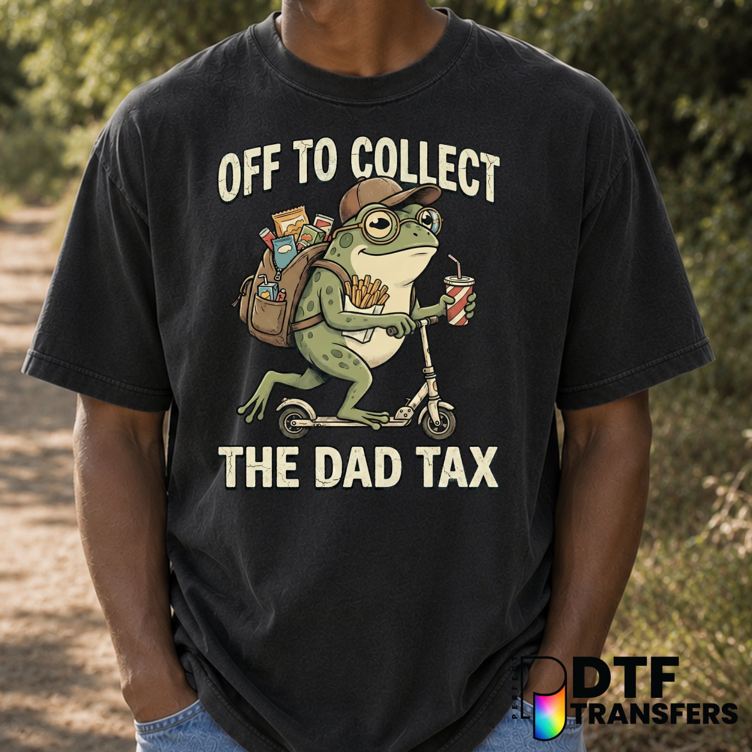 OFF TO COLLECT THE DAD TAX – Father's Day DTF Transfer (view 2 of 2) – by Perfect DTF Transfers – Premade DTF Transfers –...