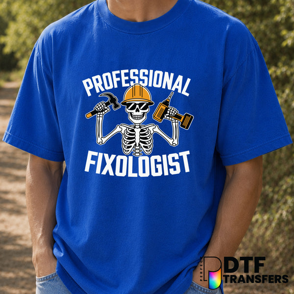 PROFESSIONAL FIXOLOGIST FATHER'S DAY – DTF Transfer (view 2 of 2) – by Perfect DTF Transfers – Premade DTF Transfers – Fat...