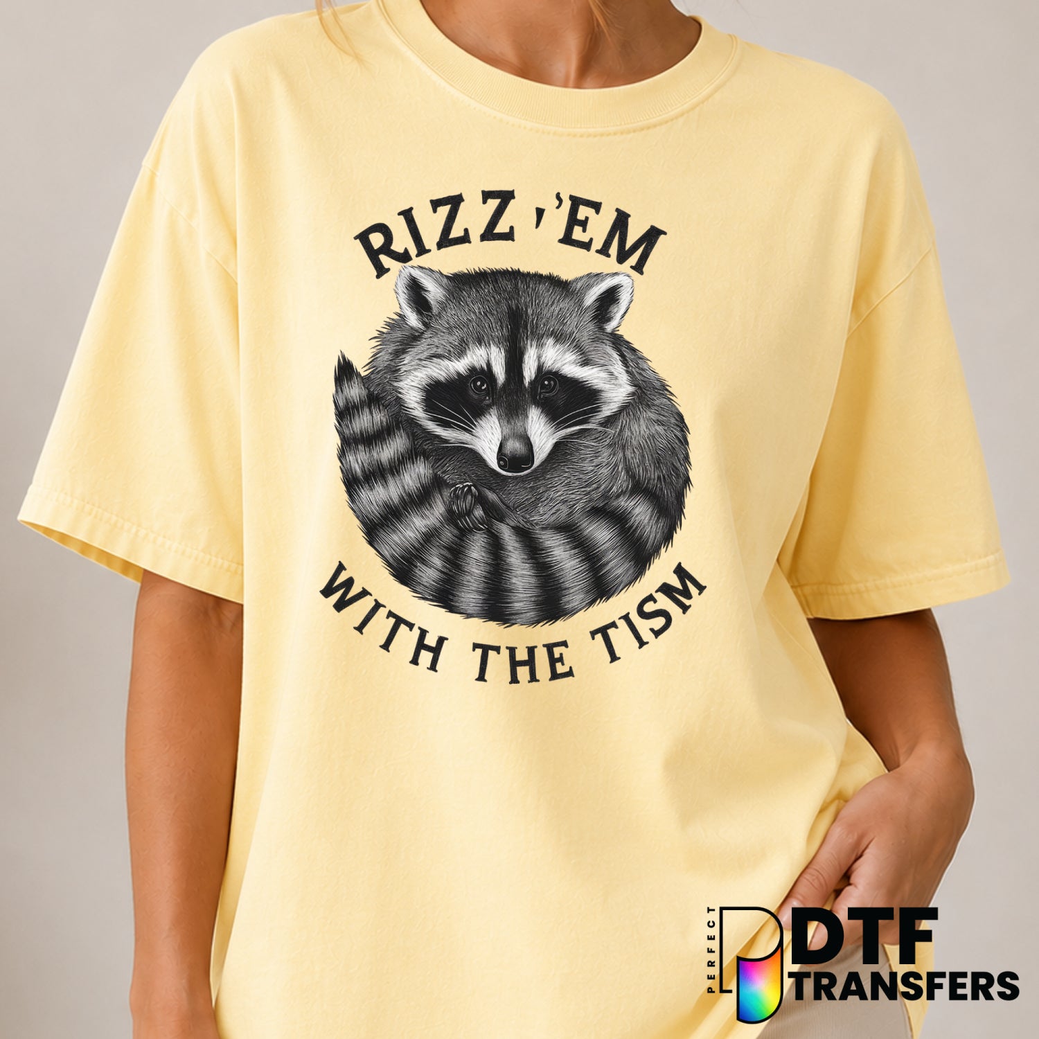 Rizz Em With The Tism – Autism Awareness DTF Transfer (view 2 of 2) – by Perfect DTF Transfers – Premade DTF Transfers – A...