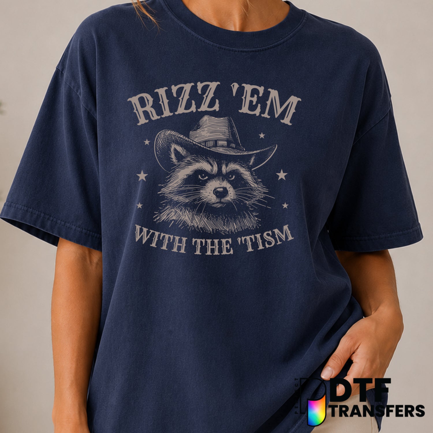 Rizz 'Em With The Tism – Neurodiversity Autism Awareness DTF Transfer (view 1 of 2) – by Perfect DTF Transfers – Premade D...