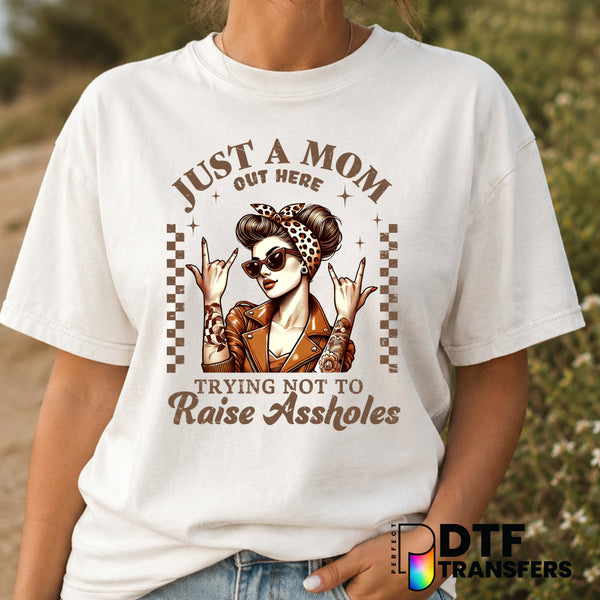 Sarcastic Raunchy Retro Checkered Mother's Day – DTF Transfer (view 2 of 2) – by Perfect DTF Transfers – Premade DTF Trans...