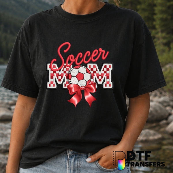Soccer Mom – Mother's Day DTF Transfer (view 1 of 2) – by Perfect DTF Transfers – Premade DTF Transfers – Mother's Day, Mom