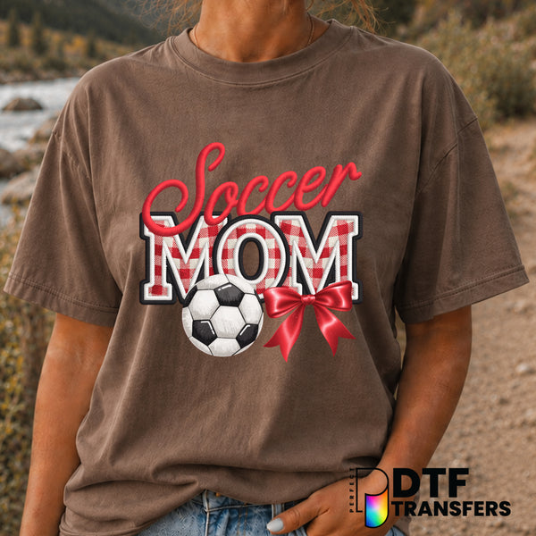 Soccer Mom – Mother's Day DTF Transfer (view 1 of 2) – by Perfect DTF Transfers – Premade DTF Transfers – Mother's Day, Mom