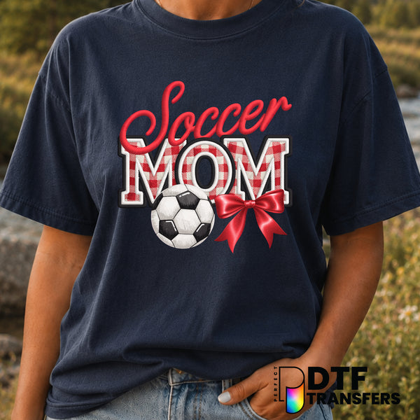 Soccer Mom – Mother's Day DTF Transfer (view 2 of 2) – by Perfect DTF Transfers – Premade DTF Transfers – Mother's Day, Mom