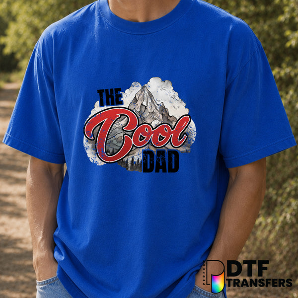 THE COOL DAD – Father's Day DTF Transfer (view 1 of 2) – by Perfect DTF Transfers – Premade DTF Transfers – Father's Day, Dad