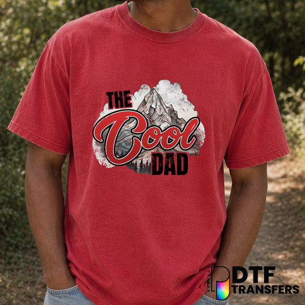 THE COOL DAD – Father's Day DTF Transfer (view 2 of 2) – by Perfect DTF Transfers – Premade DTF Transfers – Father's Day, Dad