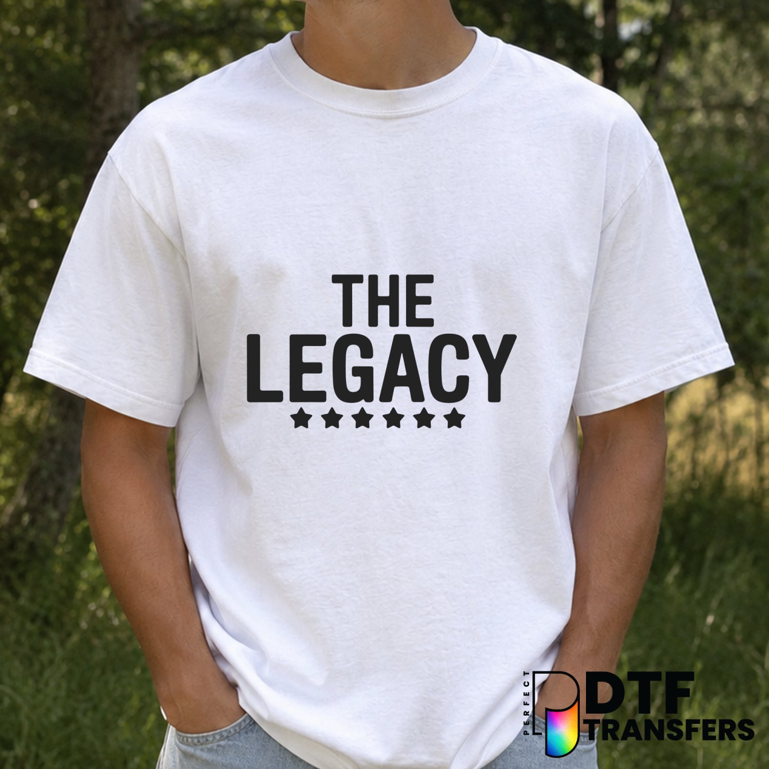 The Legacy Starts With Dad – Father's Day DTF Transfer (view 2 of 2) – by Perfect DTF Transfers – Premade DTF Transfers –...