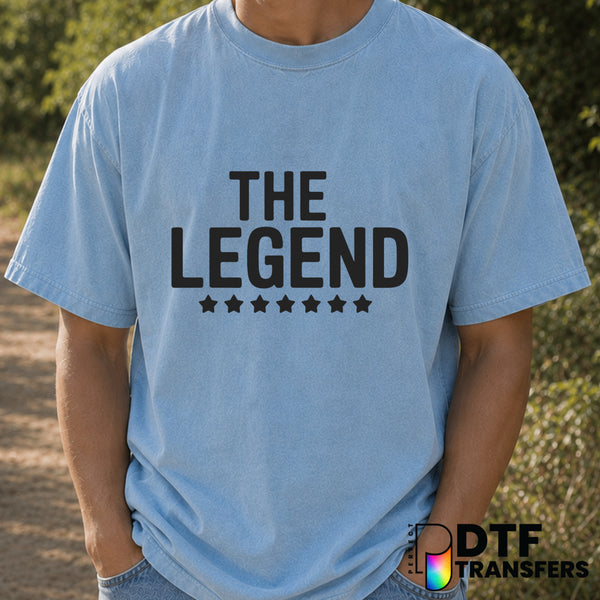 The Legend Has Retired World's Best Father – Father's Day DTF Transfer (view 1 of 2) – by Perfect DTF Transfers – Premade...