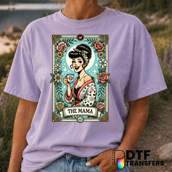 The Mama Tarot Card – Mother's Day DTF Transfer (view 1 of 2) – by Perfect DTF Transfers – Premade DTF Transfers – Mother'...
