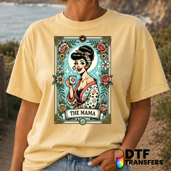 The Mama Tarot Card – Mother's Day DTF Transfer (view 2 of 2) – by Perfect DTF Transfers – Premade DTF Transfers – Mother'...