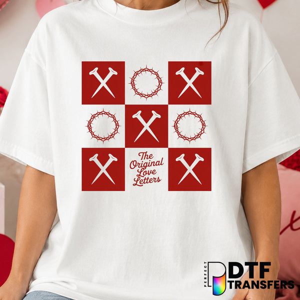 The Original Love Letters Religious Jesus – Valentine's Day DTF Transfer (view 1 of 2) – by Perfect DTF Transfers – Premad...