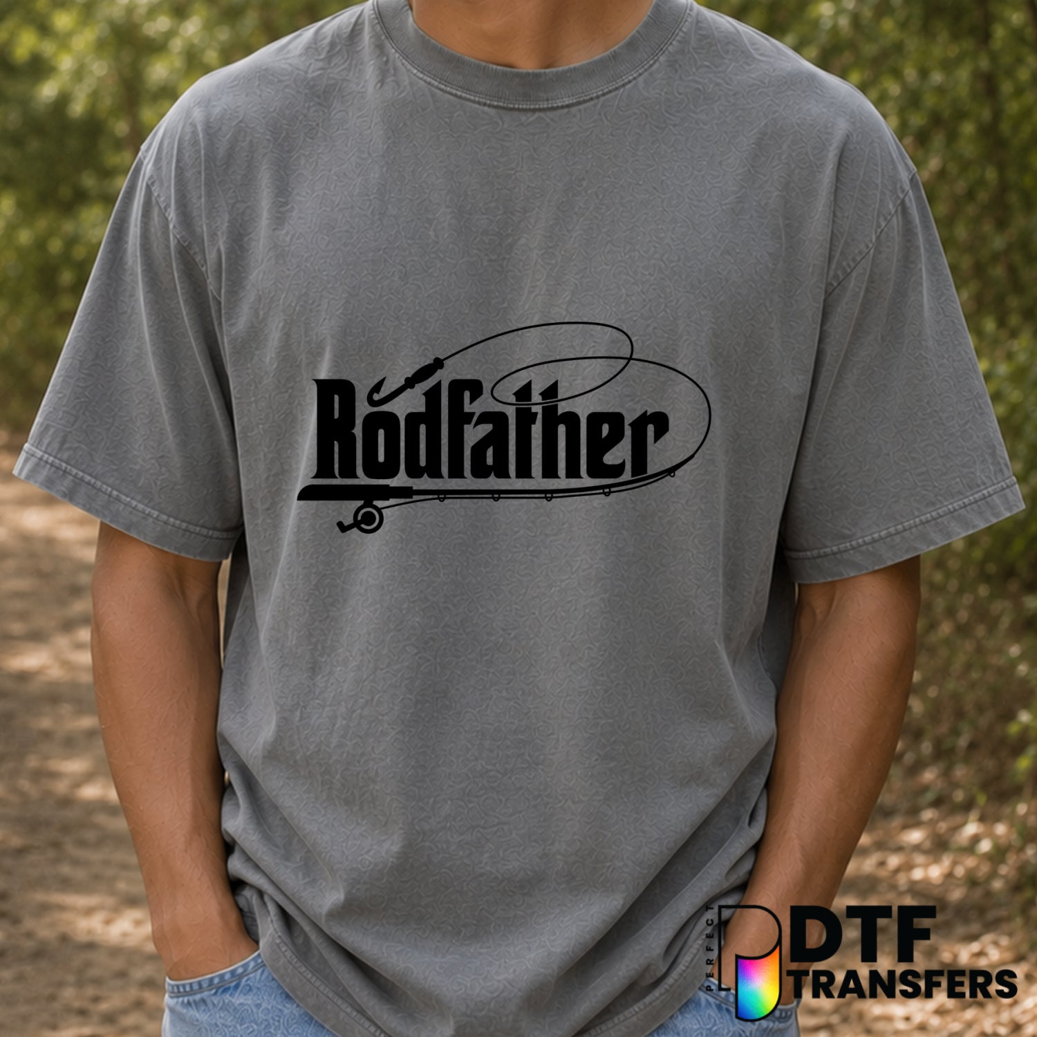 The Rodfather – Father's Day DTF Transfer (view 2 of 2) – by Perfect DTF Transfers – Premade DTF Transfers – Father's Day,...