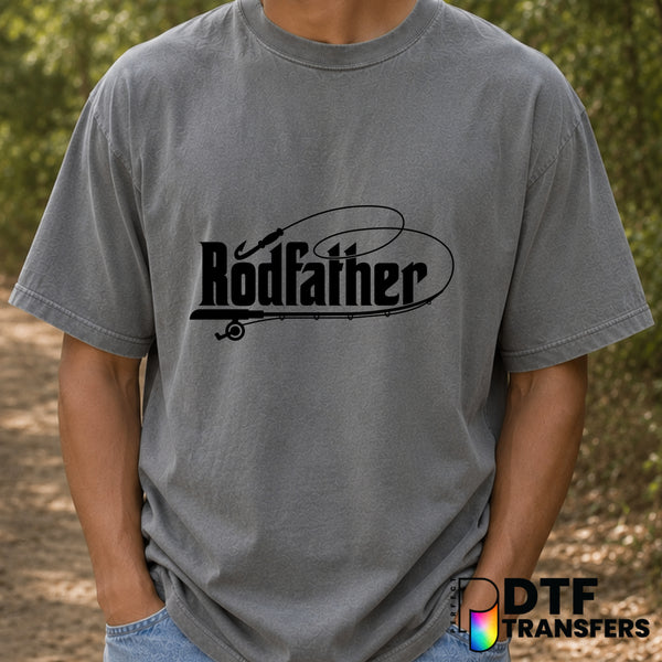 The Rodfather – Father's Day DTF Transfer (view 2 of 2) – by Perfect DTF Transfers – Premade DTF Transfers – Father's Day,...