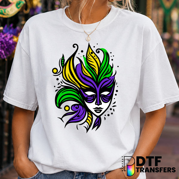 Throw Me Something Mister – Mardi Gras DTF Transfer (view 2 of 2) – by Perfect DTF Transfers – Premade DTF Transfers – Mar...