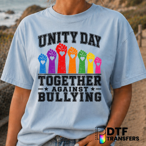 UNITY DAY Together Against Bullying – Anti-Bullying DTF Transfer (view 1 of 2) – by Perfect DTF Transfers – Premade DTF Tr...