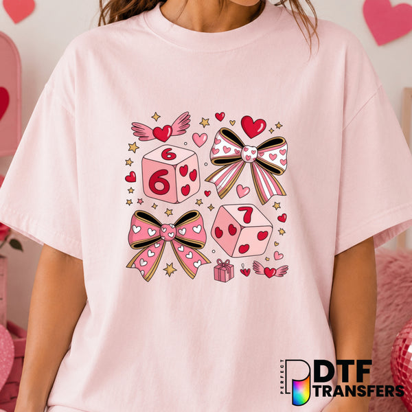 VALENTINE COQUETTE CLUB – Valentine's Day DTF Transfer (view 2 of 2) – by Perfect DTF Transfers – Premade DTF Transfers –...