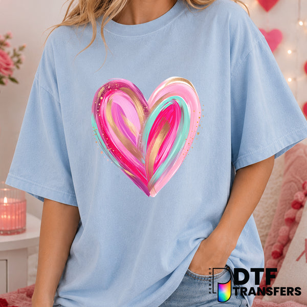 Valentine Vibes – Valentine's Day DTF Transfer (view 1 of 2) – by Perfect DTF Transfers – Premade DTF Transfers – Valentin...