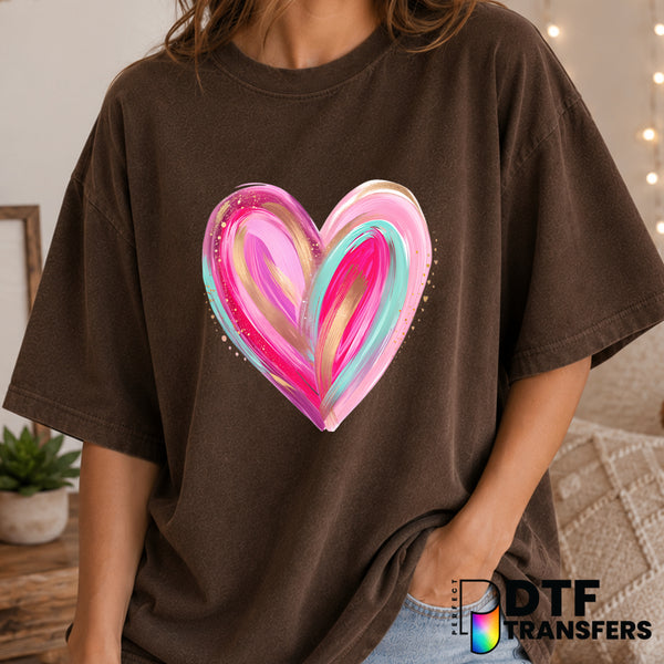 Valentine Vibes – Valentine's Day DTF Transfer (view 2 of 2) – by Perfect DTF Transfers – Premade DTF Transfers – Valentin...