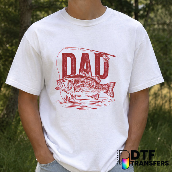 Vintage Dad Fishing Legend Est. 1980 – Father's Day DTF Transfer (view 2 of 2) – by Perfect DTF Transfers – Premade DTF Tr...