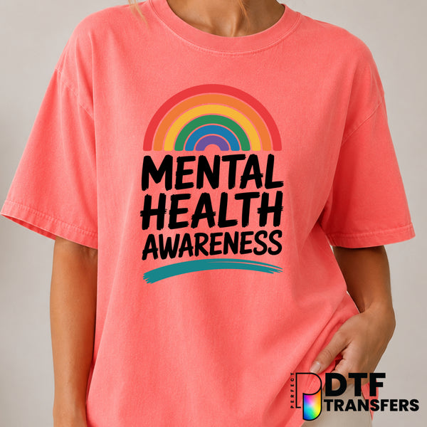 YOU ARE ENOUGH – Mental Health Awareness DTF Transfer (view 2 of 2) – by Perfect DTF Transfers – Premade DTF Transfers – M...