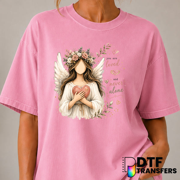 You Are Loved And Never Alone – Mental Health Awareness DTF Transfer (view 2 of 2) – by Perfect DTF Transfers – Premade DT...